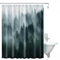 Eu Sandelis Stilinga dušo užuolaida, atspari vandeniui 200X180 cm ZPR21