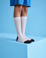 Roly Kojinės iki blauzdos vidurio, skirtos sublimacijai KALOX Balta