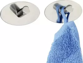 Wenko sieniniai kabliukai Piceno 6,5 cm nerūdijantis plienas sidabrinis 2 vnt.