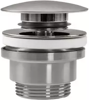 REA "Klik-klak" dangtelis praustuvui universalus, Brushed Nickel Inox