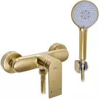 Dušo komplektas su maišytuvu REA Verso, Brushed Gold