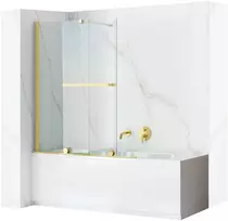 Vonios sienelė Rea Fabian, 100 cm, Brushed Gold