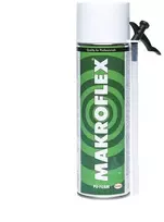Vienkomponentės PU montavimo putos MAKROFLEX STD, 500 ml