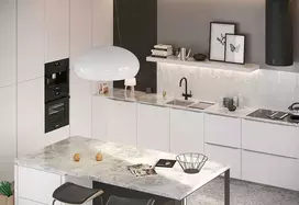 Plautuvės maišytuvas su jungtimi vandens filtrui Quadron CAREN, 3623512_BLM, anglies juoda