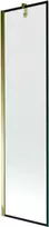 Vonios sienelė Mexen Next I, Gold/Juodas frame, 50 x 150 cm