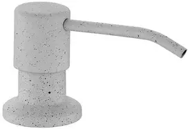 Įmontuojamas skysto muilo dozatorius Mexen Oval, 320 ml, Baltas granite