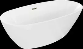 Vonia Mexen Eris su sifonu, 170 x 85 cm, Baltas+Gold