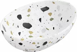 Praustuvas Mexen Elza, Baltas Stone Terrazo