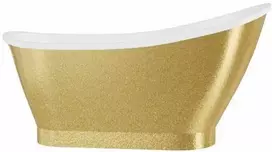 Vonia Besco Gloria Glam Gold, 150 x 66 cm, su klik-klak chrome