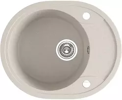 Granitinė virtuvinė plautuvė Laveo Dafne SBD_483T, rusvai gelsvas