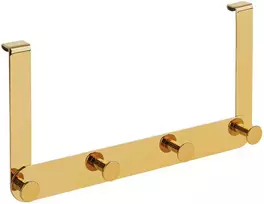 Laveo Miri 4-ių kabliukų pakaba dušo kabinoms, Gold