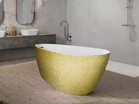 Vonia Besco Goya A-Line Glam Gold, 160 x 73 cm (sifono su persipylimu dangtelis juodos spalvos)