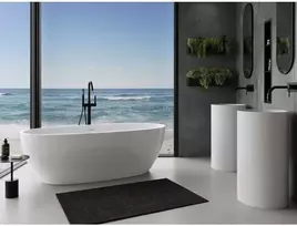 Konglomerato vonia Mexen Torino, 175 x 78 cm, Baltas gloss