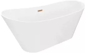Vonia Mexen Dora, 150 x 75 cm, Baltas + Brushed copper persipylimas