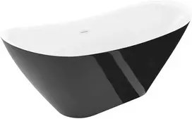Vonia Mexen Lotos, 140 x 75 cm, Baltas/Juodas + Baltas persipylimas