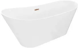 Vonia Mexen Dora, 160 x 75 cm, Baltas + Rose auksinis persipylimas