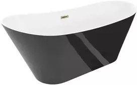 Vonia Mexen Dora, 160 x 75 cm, Baltas/Juodas + Gold persipylimas