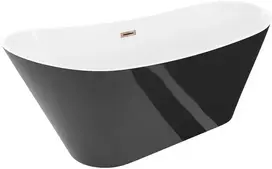 Vonia Mexen Dora, 160 x 75 cm, Baltas/Juodas + Rose auksinis persipylimas