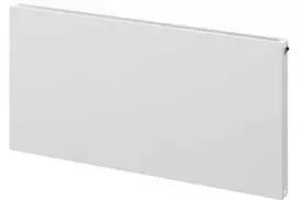 Radiatorius Mexen Flat CCF11, 300 x 900 mm, pajungimas iš apačios per vidurį, 409 W, baltas