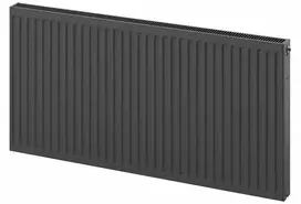 Radiatorius Mexen CC21, 300 x 1400 mm, pajungimas iš apačios per vidurį, 1031 W, antracito