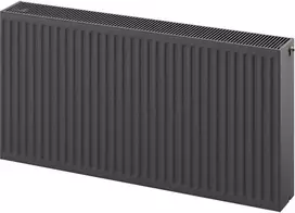 Radiatorius Mexen CC33, 400 x 1800 mm, pajungimas iš apačios per vidurį, 3040 W, antracito
