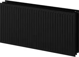 Radiatorius Mexen CH30 Hygiene, 400 x 1400 mm, pajungimas iš šono, 1535 W, juodas -