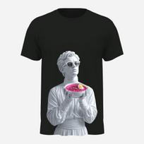 Marškinėliai ŠALTAS KAVALIERIUS, unisex juodi