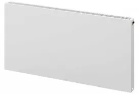 Radiatorius Mexen Flat CCF21, 400 x 1400 mm, pajungimas iš apačios per vidurį, 1111 W, baltas