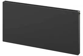 Radiatorius Mexen Flat CCF21, 300 x 1400 mm, pajungimas iš apačios per vidurį, 883 W, antracito