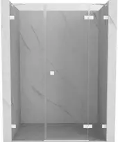 Dušo durys Mexen Lunar, dešininės, 120 cm, transparent/baltas