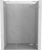 Dušo durys Mexen Lunar, dešininės, 120 cm, transparent/brushed nickel