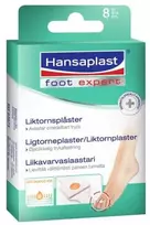 Nuospaudų pleistrai Hansaplast 6,8 x 1,9 cm balti su salicilo rūgštimi – sterilūs