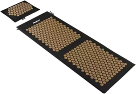 Mata EKO kilimėlis su akupresūros smaigaliais ir pagalve, 130x50cm, XXL, auksiniai smaigaliai, Rebel Active