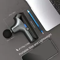 Sveikata ir asmeninė priežiūra - Renpho Massage Gun Edge Mini (kompaktiškas, keli greičiai, juodas)