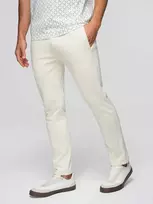 CREAM Vyriškos sportinės kelnės be pamušalo ties klešnėmis - kreminės v11 om-pabs-0206
