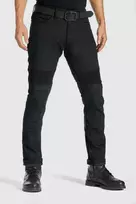 Vyriški džinsai PANDO MOTO KARLDO Slim-Fit Cordura Juodi
