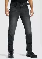 Vyriški džinsai PANDO MOTO ROBBY Slim-Fit Cordura® Juodi