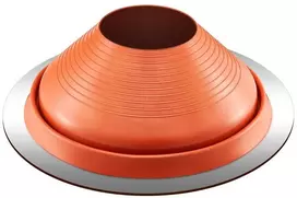 Metalinio stogo vamzdžio sandarinimo įdėklas, skirtas 254–483 mm vamzdžiui, aukštai temperatūrai, raudonas silikonas, stogo ventiliacijos vamzdžio sandarinimo įdėklas