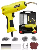 Plastiko suvirintojas 220W, su 800 kabėmis, 56 strypais, plastiko remonto komplektas, karštų kabių suvirinimo pistoletas