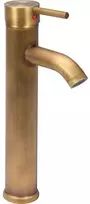 Retro bronzos spalvos vonios maišytuvas, vienos rankenos, 31 cm aukščio, bronzos maišytuvas, retro stiliaus maišytuvas, vonios maišytuvas