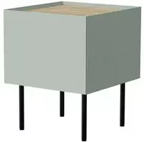 Cama Meble Cama naktiniai staliukai, 2 vnt. FELLINI 40x41x60 alyvuogių + alyvuoto ąžuolo stalviršis