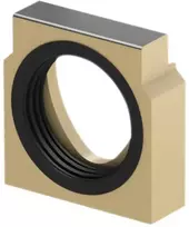 Galinis dangtelis, 0 tipas, su pakuotėmis - ACO V100S sandariklis, su 110 mm išleidimo anga, cinkuotas rėmas