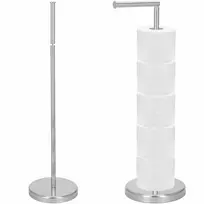 Tualetinio popieriaus laikiklis Springos TS0001, 2-in-1, chromuotas
