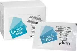Plum PLQUICKCOOL - „QuickCool“ nudegimų gelis nedideliems nudegimams, sudėtyje yra arbatmedžio aliejaus - 18 pakelių
