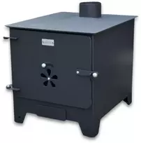 Krosnelė "Buržuika" Kalmetal 8kW su šamotu