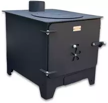 Krosnelė "Buržuika" Kalmetal 7kW su rinkėmis
