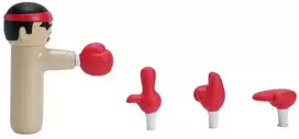 Mini pistolet do masażu 4smarts ACECOOL KungFu Boxer smėlio spalva