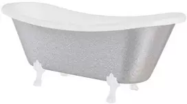Vonia Besco Amelia Glam 190, Sidabrinis+Baltas (be sifono, be persipylimo skylės)