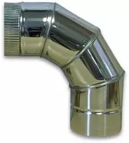 Kamino alkūnė 90° "Buržuikai" Kalmetal