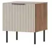 Cama Meble Cama Naktinė spintelė, 2 vnt. ALMERA 50x42x44 riešutmedžio/kašmyro spalvos